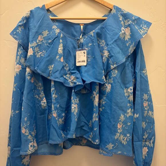Free People Camilla Printed Blouse NWT * - Picture 5 of 7